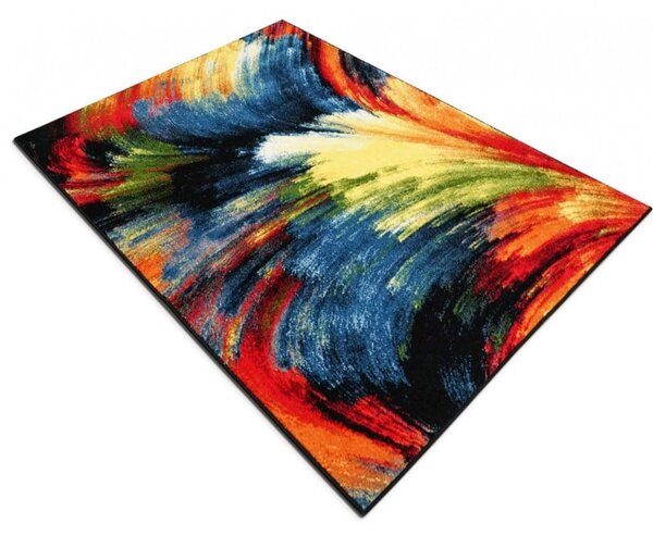 Covor Brush 11017-180, Marime 80 x 150 cm, Multicolor, Inaltime Fir 9 mm, Antialergic, Polipropilena, Living, Dormitor, Sufragerie, Birou 80 x 150