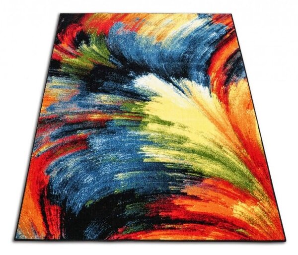 Covor Brush 11017-180, Marime 80 x 150 cm, Multicolor, Inaltime Fir 9 mm, Antialergic, Polipropilena, Living, Dormitor, Sufragerie, Birou 80 x 150