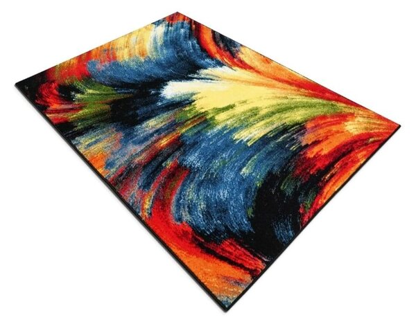 Covor Brush 11017-180, Marime 80 x 150 cm, Multicolor, Inaltime Fir 9 mm, Antialergic, Polipropilena, Living, Dormitor, Sufragerie, Birou 80 x 150