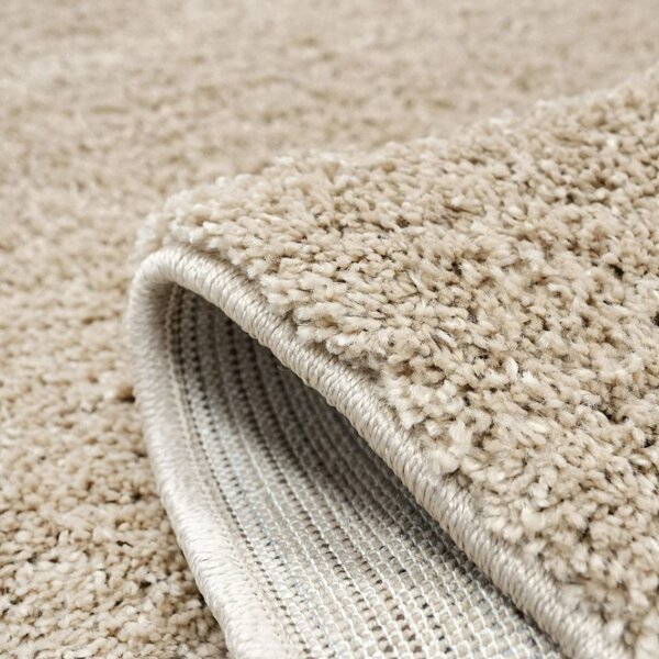 Covor Fantasy 12500-80, Marime 60 x 110 cm, Bej, Inaltime Fir 30 mm, Antialergic, Polipropilena, Living, Dormitor, Sufragerie, Birou 60 x 110