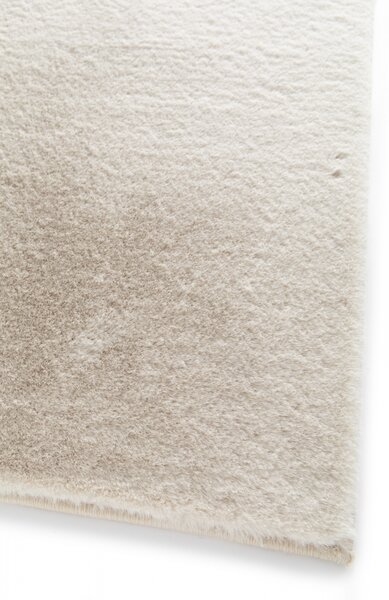 Covor Premium Belgian LOP 050, Marime 50 x 80 cm, Crem, Inaltime Fir 23 mm, Antiderapant, Antialergic, Poliester, Living, Dormitor, Sufragerie, Birou
