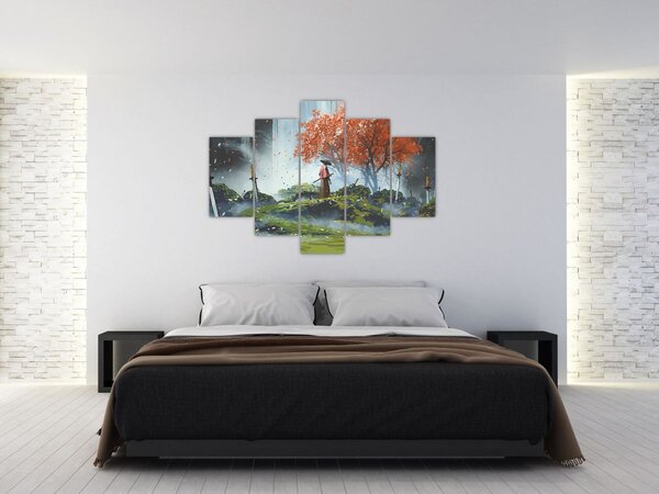 Tablou - Ilustrație a Grădinii de săbii (150x105 cm)