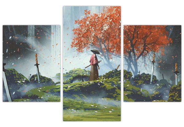 Tablou - Ilustrație a Grădinii de săbii (90x60 cm)