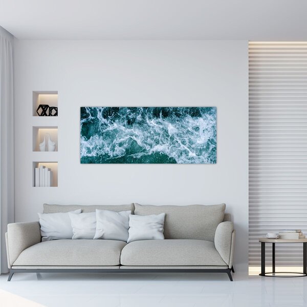 Tablou - Valuri oceanice (120x50 cm)