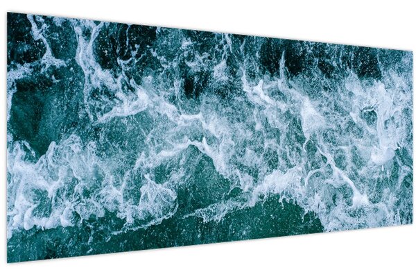 Tablou - Valuri oceanice (120x50 cm)