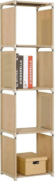 Biblioteca METRO, bej, otel, 105x29x142 cm