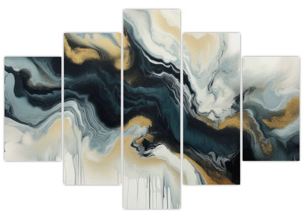 Tablou - Desen marmorat (150x105 cm)
