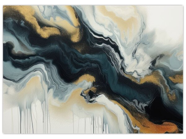 Tablou - Desen marmorat (70x50 cm)