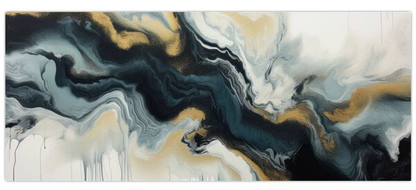 Tablou - Desen marmorat (120x50 cm)