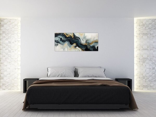 Tablou - Desen marmorat (120x50 cm)