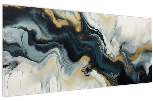 Tablou - Desen marmorat (120x50 cm)