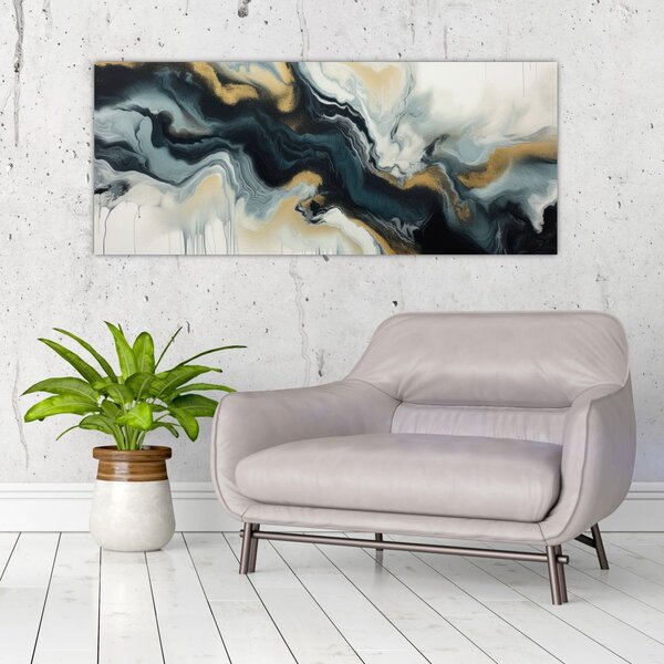 Tablou - Desen marmorat (120x50 cm)