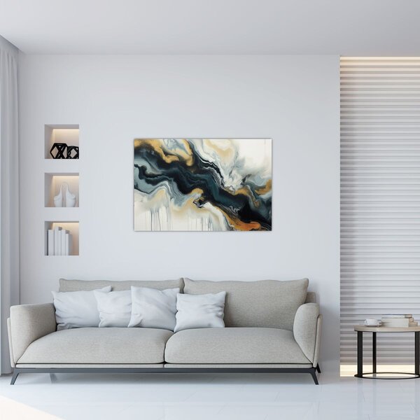 Tablou - Desen marmorat (90x60 cm)