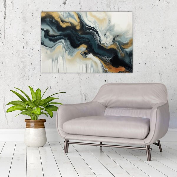 Tablou - Desen marmorat (90x60 cm)