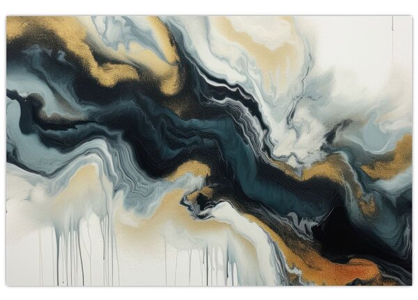 Tablou - Desen marmorat (90x60 cm)
