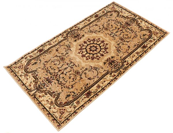 Covor Lotos 1520-110, Marime 60 x 110 cm, Bej, Crem, Inaltime Fir 8 mm, Antialergic, Polipropilena, Living, Dormitor, Sufragerie, Birou 60 x 110