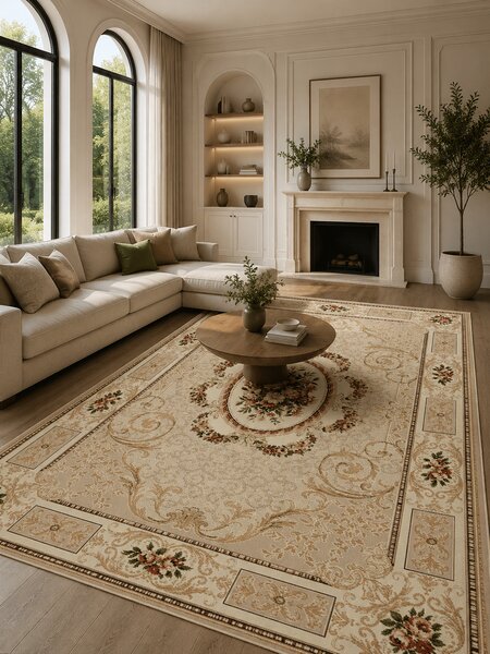 Covor Lotos 542-100 Bej Crem Covoare Clasice Persane 50 x 80