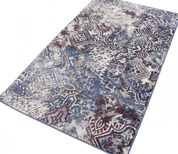 Covor Premium Egiptean Topaz 8020M, Marime 120 x 200 cm, Multicolor, Inaltime Fir 10 mm, Antialergic, Polipropilena, Living, Dormitor, Sufragerie