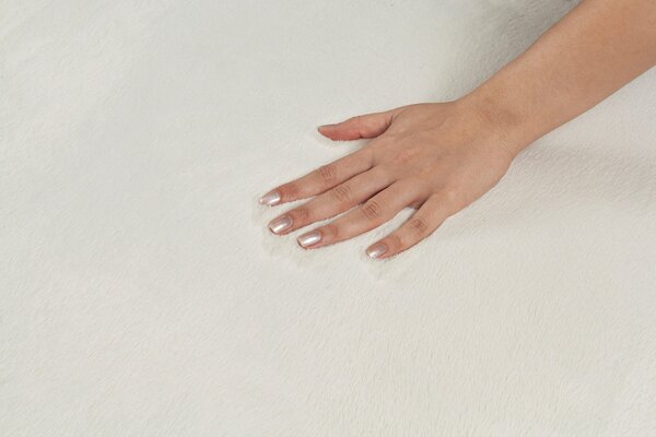 Covor rotund blana Focus crem117 cm