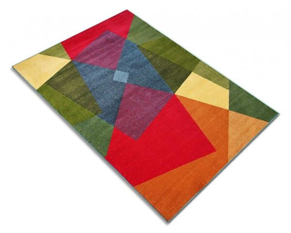 Covor Kolibri 11486-125, Marime 80 x 150 cm, Multicolor, Inaltime Fir 9 mm, Antialergic, Polipropilena, Living, Dormitor, Sufragerie, Birou 80 x 150