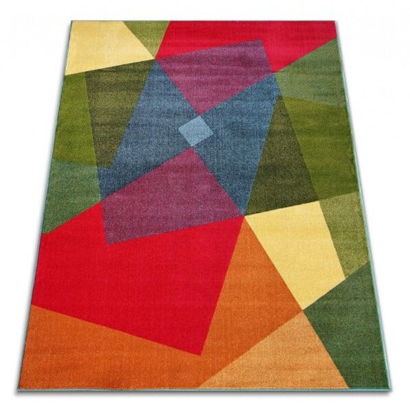 Covor Kolibri 11486-125, Marime 80 x 150 cm, Multicolor, Inaltime Fir 9 mm, Antialergic, Polipropilena, Living, Dormitor, Sufragerie, Birou 80 x 150