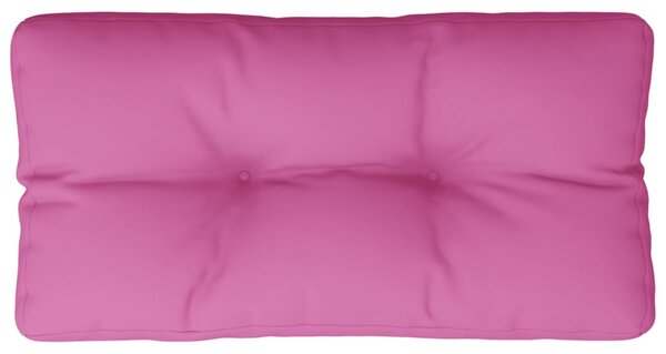 Pernă de paleți, roz, 80x40x12 cm, textil