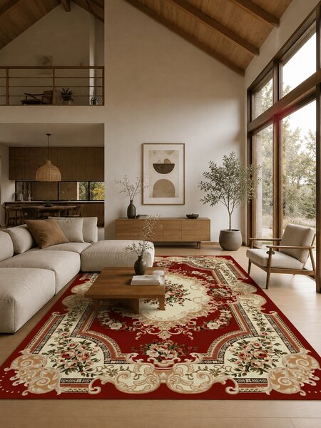 Covor Lotos 503-220 Rosu Covoare Clasice Orientale 60 x 110