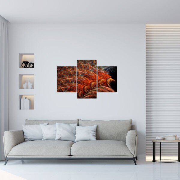 Tablou - Pene de imitație abstractă (90x60 cm)