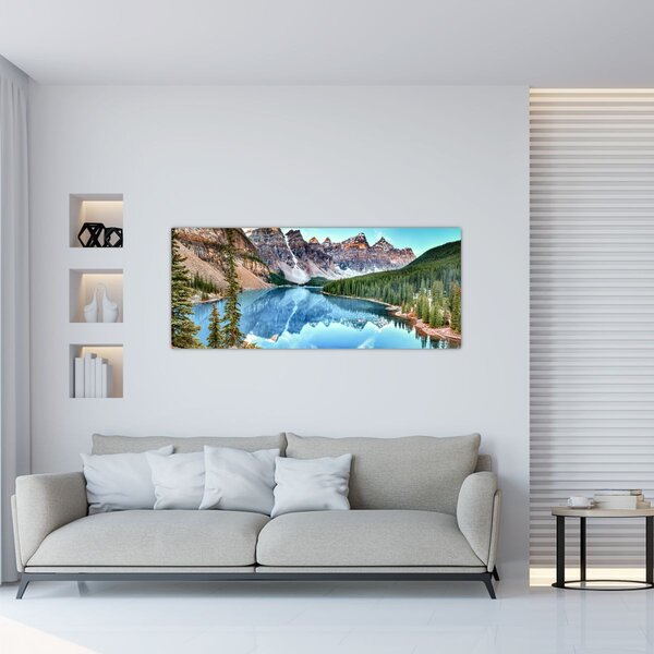 Tablou - Lacul Moraine (120x50 cm)