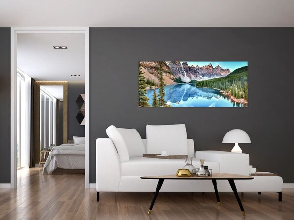 Tablou - Lacul Moraine (120x50 cm)