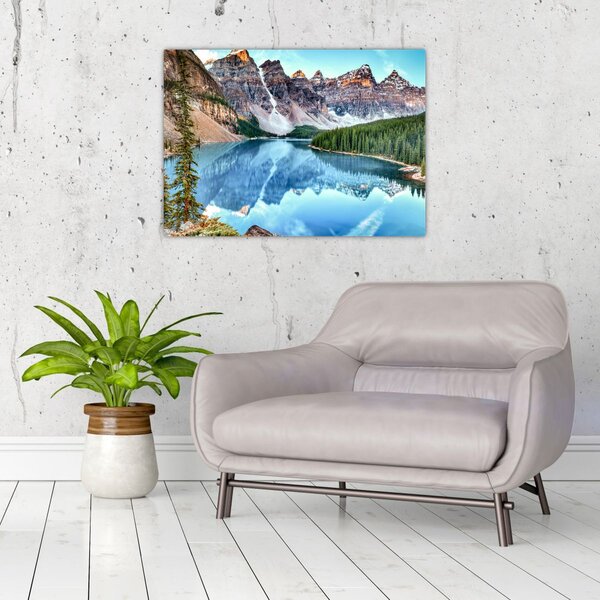 Tablou - Lacul Moraine (70x50 cm)