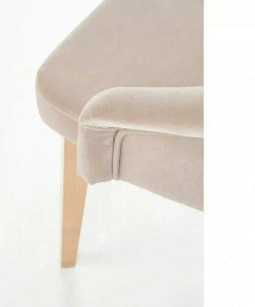 Scaun bej tapitat TOLEDO 2, 57x56x86 cm