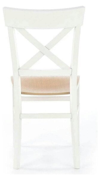 Scaun Tutti, stejar/alb, lemn de fag, 44X56X90 CM
