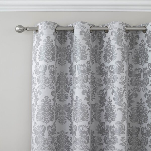Draperii gri 2 buc. din damasc 168x183 cm Damask Jacquard – Catherine Lansfield