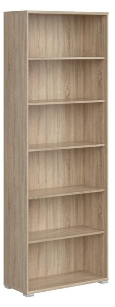 Biblioteca OFFICE LINE 11, stejar sonoma, PAL, 79x35x221 cm