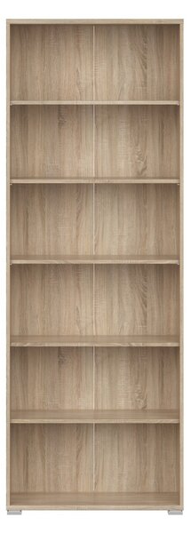 Biblioteca OFFICE LINE 11, stejar sonoma, PAL, 79x35x221 cm