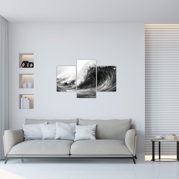Tablou - Pictura valurilor (90x60 cm)