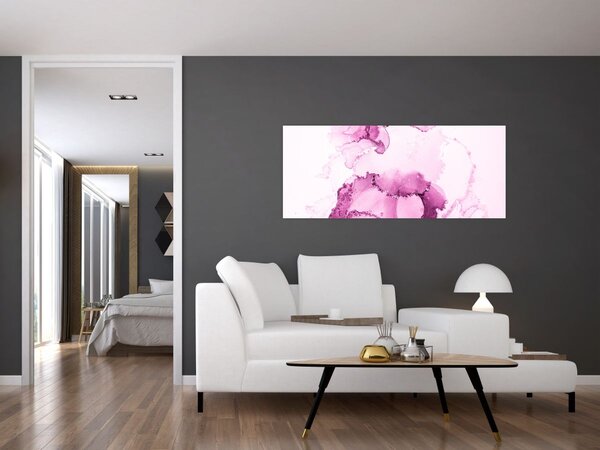 Tablou - Decor roz (120x50 cm)