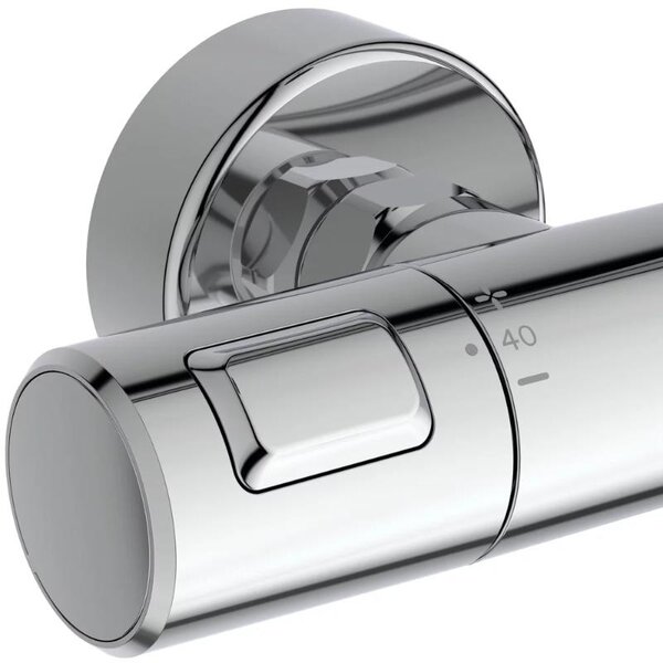Coloană de duș termostată, Ideal Standard Ceratherm T25+, 2 jeturi, crom