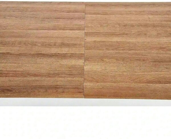 Masa extensibila BERLIN, stejar/negru, 140/180x85x76 cm