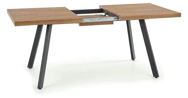 Masa extensibila BERLIN, stejar/negru, 140/180x85x76 cm