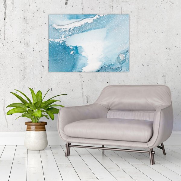 Tablou - Decor albastru (70x50 cm)