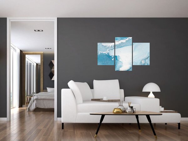 Tablou - Decor albastru (90x60 cm)