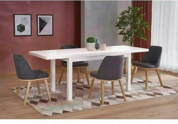 Masa extensibila TIAGO 2, alb, 140/220x80x76 cm