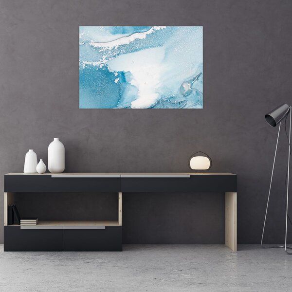 Tablou - Decor albastru (90x60 cm)