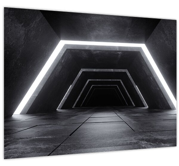 Tablou - Tunel futurist (70x50 cm)