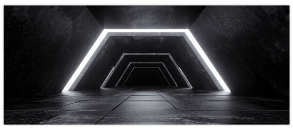 Tablou - Tunel futurist (120x50 cm)
