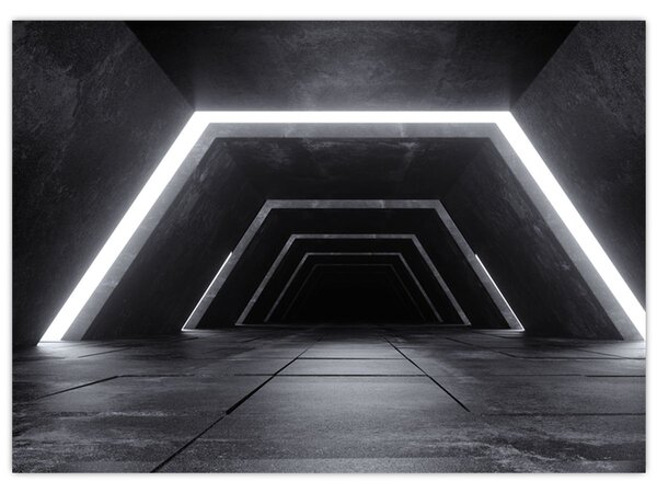 Tablou - Tunel futurist (70x50 cm)