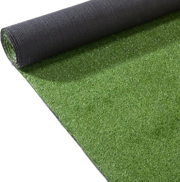 Gazon Artificial, Lungime Fir 10 mm, Latime 1m, Marime 100 x 200 cm, Verde, Imitatie Gazon Natural, Antialergic, Polipropilena, Curte, Terasa, Balcon
