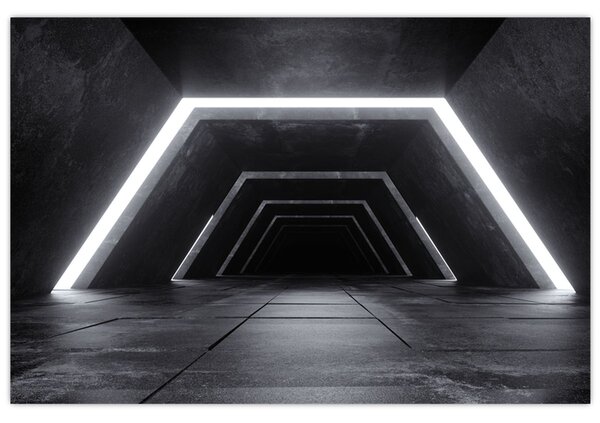 Tablou - Tunel futurist (90x60 cm)